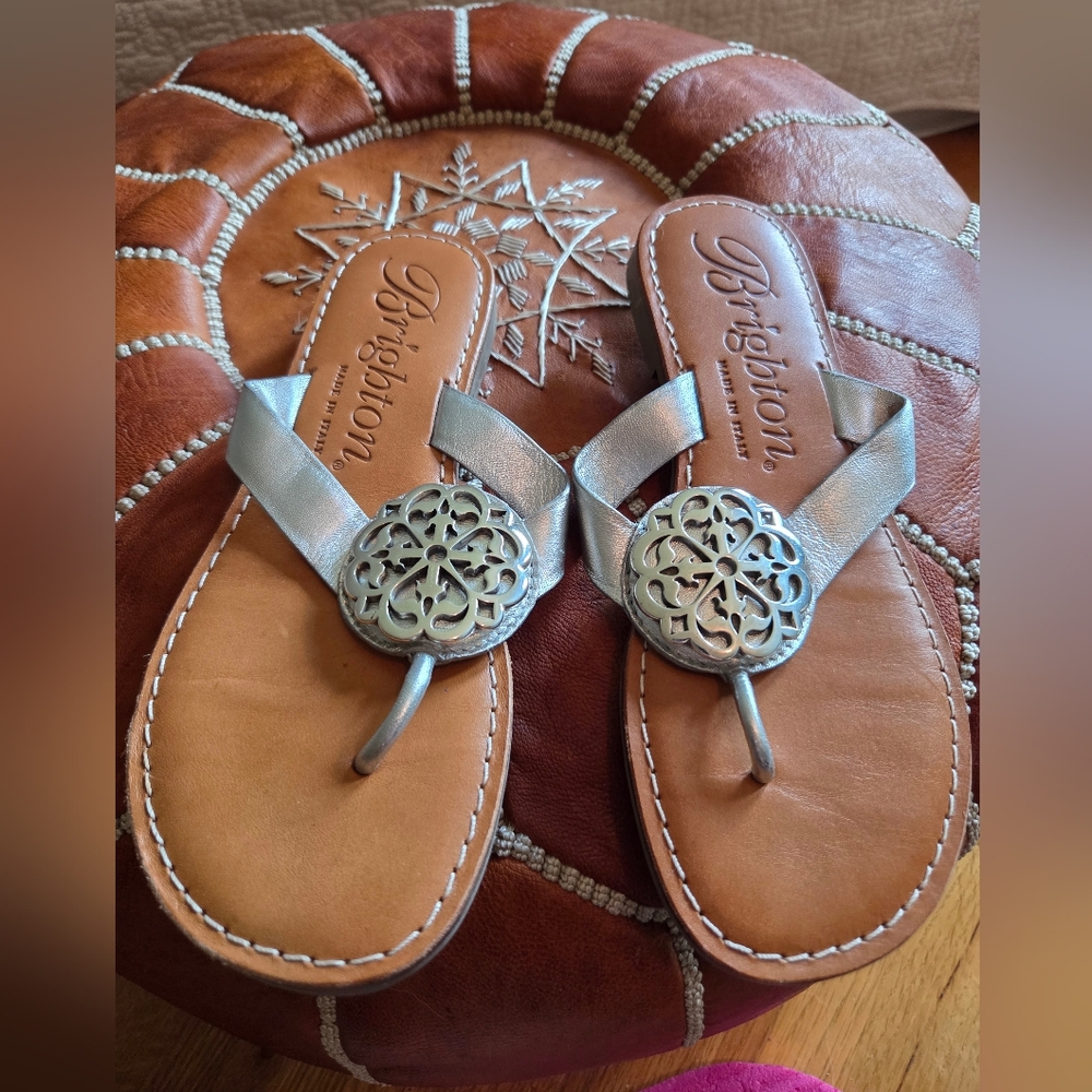 Brighton Alice Silver Sandals - Picture 2 of 4